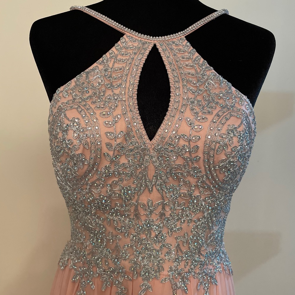 Beautiful peach long dress